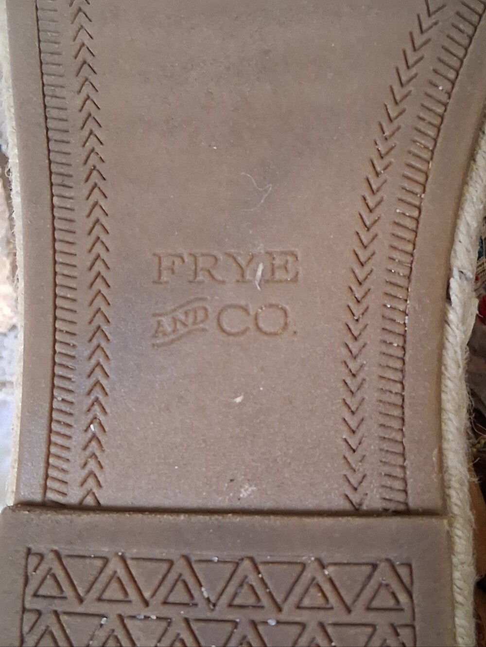 FRYE & CO KOLE ASYMMETRICAL ESPADRILLE SANDALS SIZE 7.5M - Picture 9 of 9